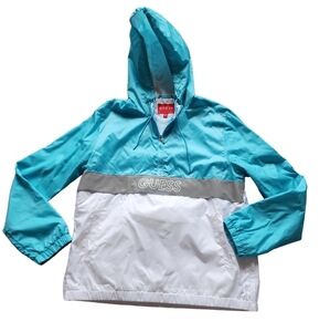 Guess windbreaker jacket With Hood size M Unisex